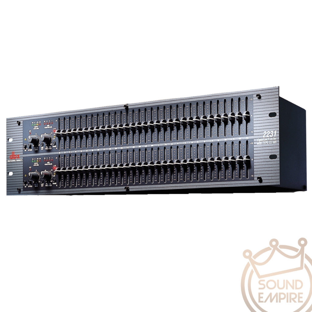 dbx 2231 equalizer Limiter With TypeⅢ NR グラフィックイコライザー