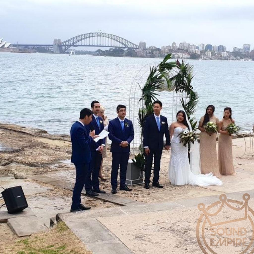 Portable pa system discount for wedding