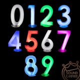 Glow LED Numbers