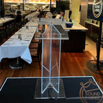 Clear Perspex Lectern
