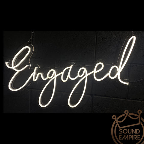 Neon LED Sign - "Engaged"