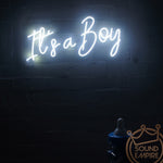 Neon LED Sign - "It's a Boy"
