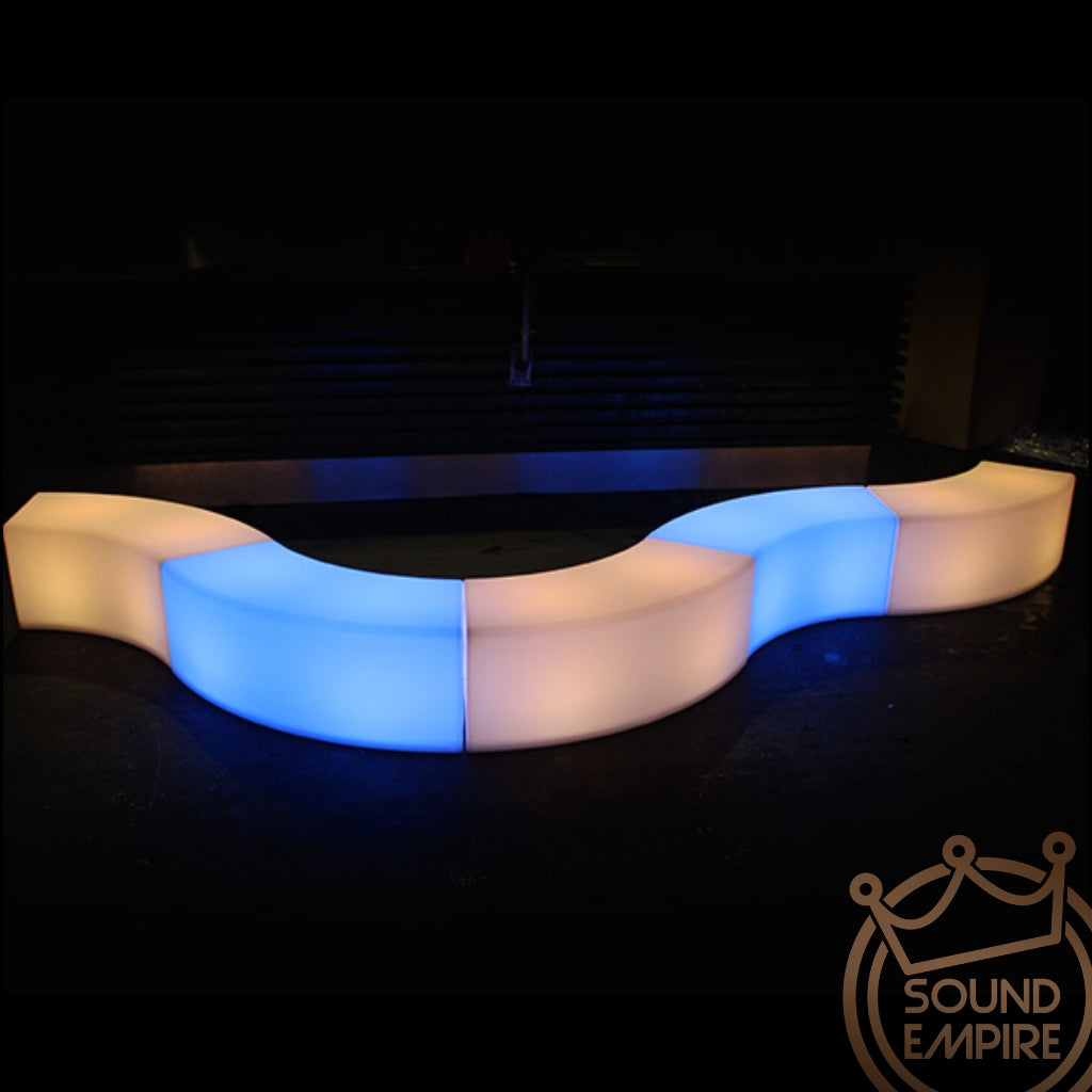 Curved Bench – Sound Empire Hire