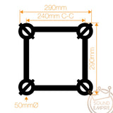 Square Box Truss - 2.5m